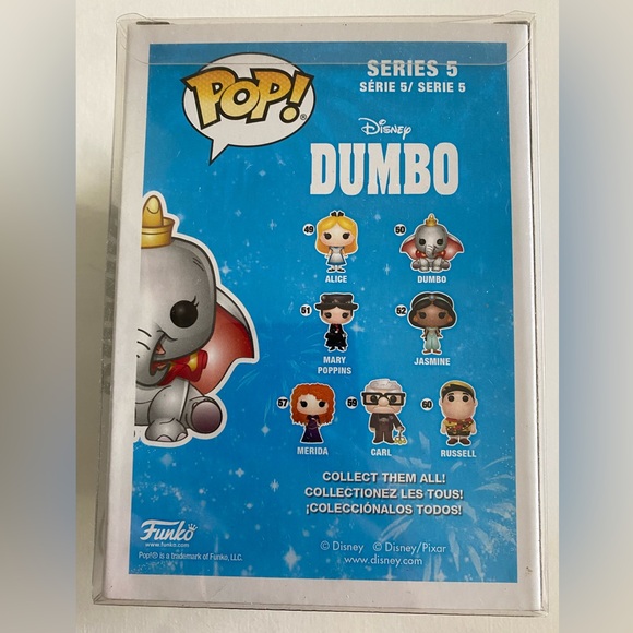 Funko Pop Dumbo #50 Disney Hot Topic Exclusive Diamond Collection w/protector - Picture 3 of 6